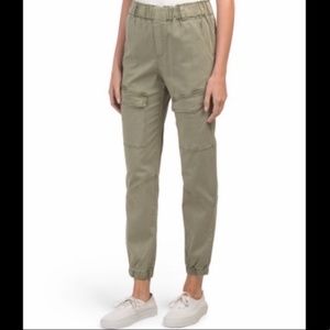 YF&B CARGO ARMY GREEN PULL ON JOGGER PANT SZ M